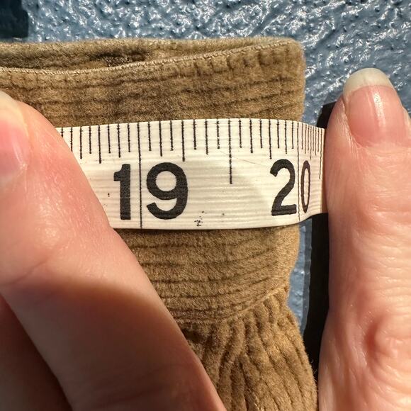 Chaps Size 16 Camel Corduroy Pants Excellent Condition Dark Khaki Winter - Picture 5 of 7